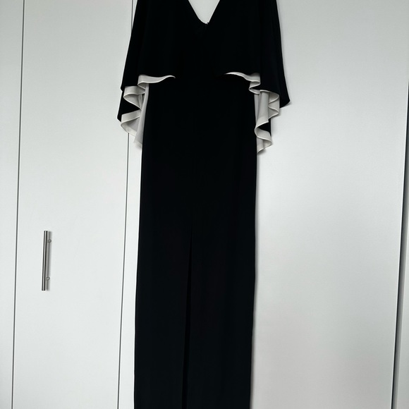 Halston Heritage Black Maxi Dress, Vintage looks Hollywood Glam - Picture 5 of 10